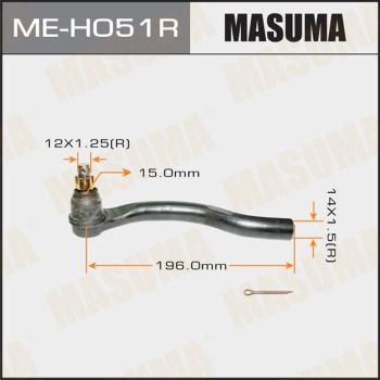 Наконечник рулевой тяги Masuma MEH051R