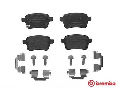 Колодки тормозные дисковые задние BREMBO P59086