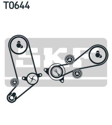 Комплект ремня ГРМ SKF VKMA01258