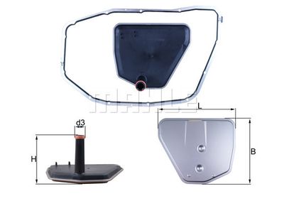 Фильтр АКПП MAHLE HX235D1