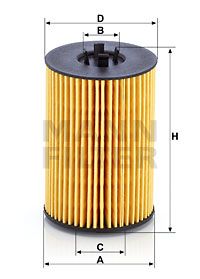 Фильтр масляный MANN-FILTER HU7020Z
