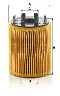 Фильтр масляный MANN-FILTER HU7041Z
