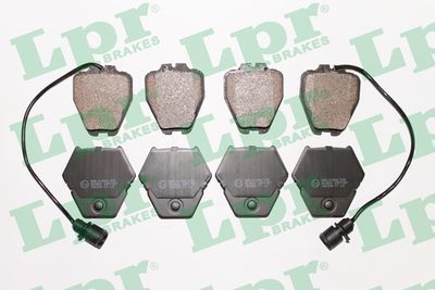 Колодки тормозные дисковые LPR 05P1767