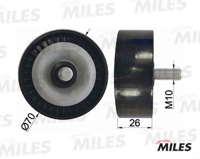 Ролик ремня приводного Miles AG03075