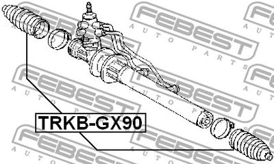 Пыльник рулевой рейки FEBEST TRKBGX90