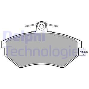 Колодки тормозные дисковые передние DELPHI LP778