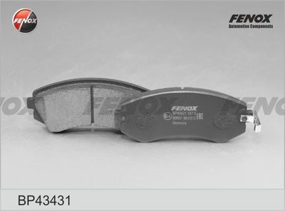 Колодки тормозные передние FENOX BP43431