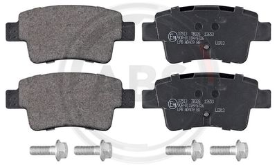 Колодки тормозные дисковые задние BOSCH 0986494222