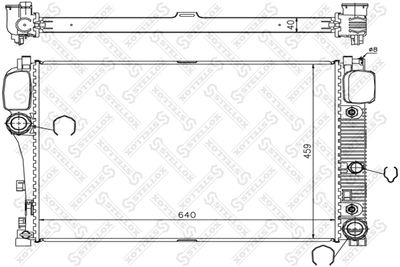 Радиатор STELLOX 1025347SX