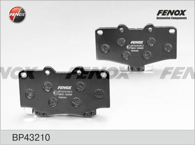 Колодки тормозные передние FENOX BP43210