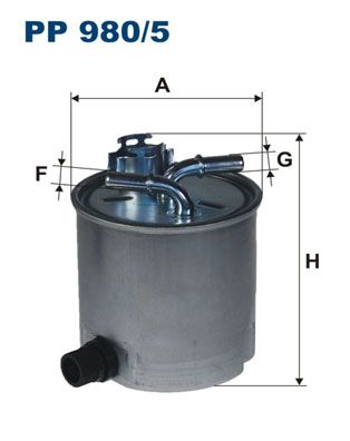 Фильтр топливный FILTRON PP9805