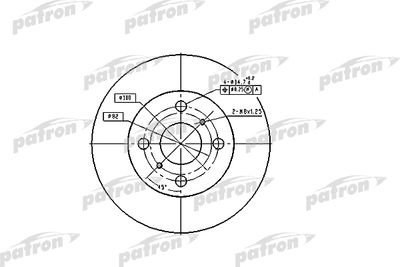 Диск тормозной PATRON PBD1423