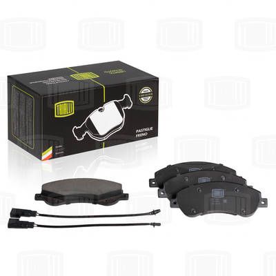 Диски тормозные с колодками передние комплект TRIALLI PF1043