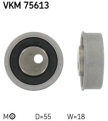 Ролик натяжителя ремня ГРМ SKF VKM75613