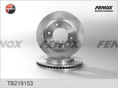 Диск тормозной передний вентилируемый FENOX TB219153