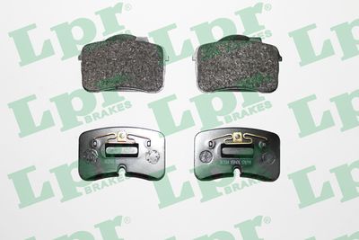 Колодки тормозные передние LPR 05P476