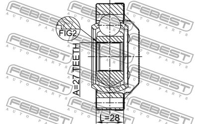ШРУС FEBEST 1611001R