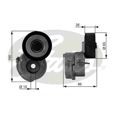 Ролик натяжителя GATES T38440