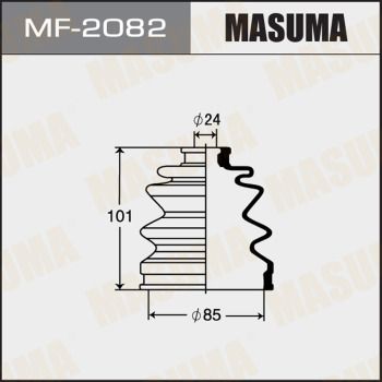 Пыльник ШРУС наружный Masuma MF2082