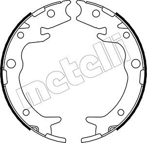 Колодки тормозные барабанные METELLI 530159
