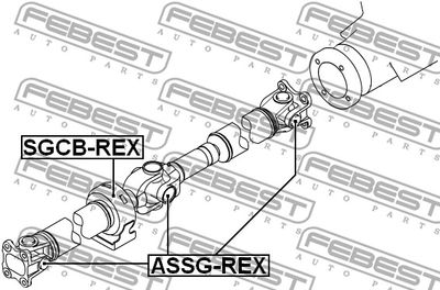 Крестовина карданного вала FEBEST ASSGREX