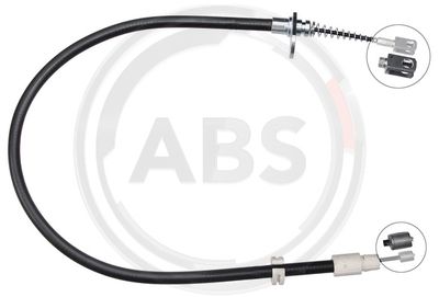 Трос стояночного тормоза MERCEDES-BENZ A2124201385