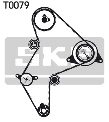 Комплект ремня ГРМ SKF VKMA03251