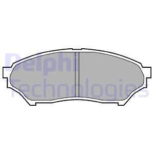 Колодки тормозные дисковые комплект DELPHI LP1448