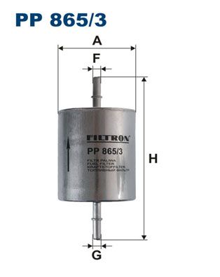 Фильтр топливный FILTRON PP8653