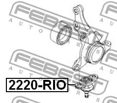 Опора шаровая FEBEST 2220RIO