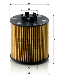 Фильтр масляный MANN-FILTER HU7126X