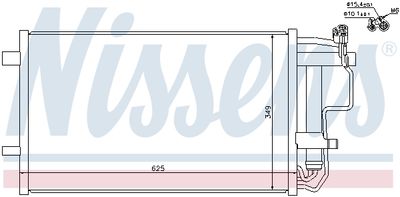 Радиатор кондиционера NISSENS 940149