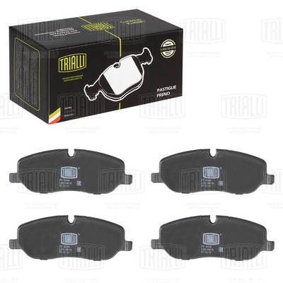 Колодки тормозные передние TRIALLI PF4249