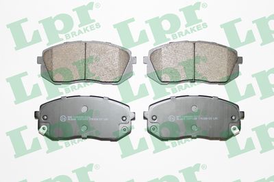 Колодки тормозные дисковые LPR 05P1689