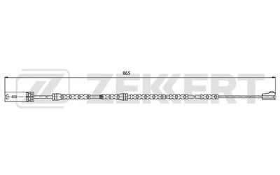 Датчик износа тормозных колодок Zekkert BS8029