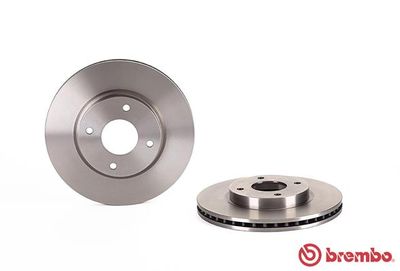Диск тормозной передний вентилируемый BREMBO 09B63210