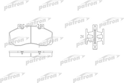Колодки тормозные дисковые передние PATRON PBP501