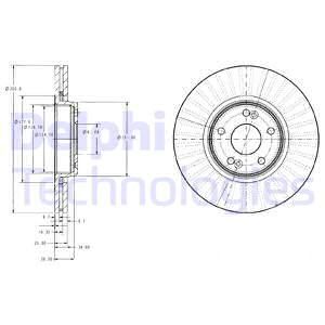 Диск тормозной DELPHI BG3688