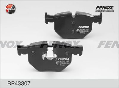Колодки тормозные дисковые FENOX BP43307