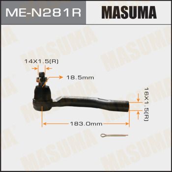 Наконечник рулевой тяги Masuma MEN281R