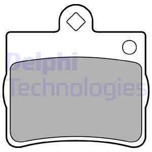 Колодки тормозные дисковые комплект DELPHI LP1402