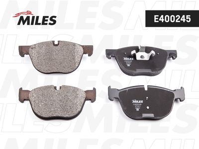 Колодки тормозные передние Miles E400245