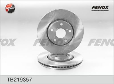 Диск тормозной передний вентилируемый FENOX TB219357
