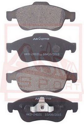 Колодки тормозные дисковые передние AKYOTO AKD24101