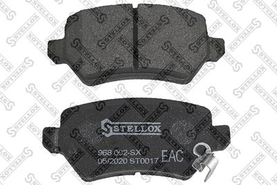 Колодки тормозные дисковые STELLOX 968002SX