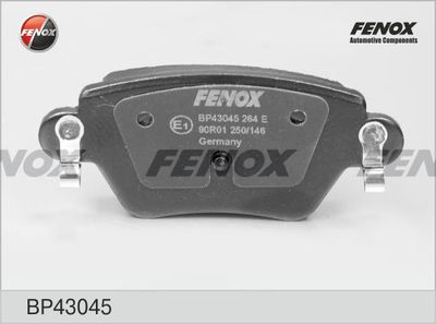 Колодки тормозные дисковые FENOX BP43045