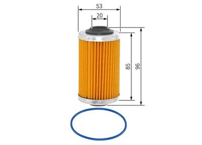 Фильтр масляный BOSCH F026407109
