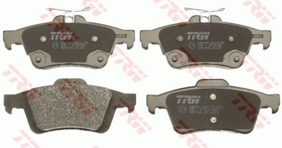 Колодки тормозные задние TRW GDB1938