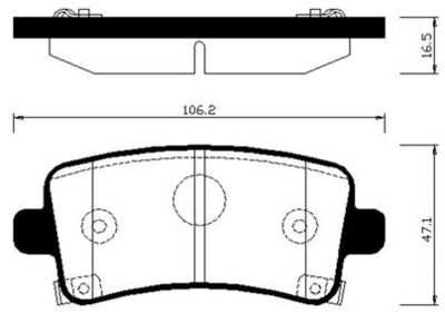 Колодки тормозные дисковые HSB HP2025