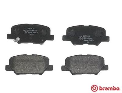 Колодки тормозные задние BREMBO P61111